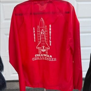 Columbia Challenger Space Shuttle Team Member Windbreaker Vintage